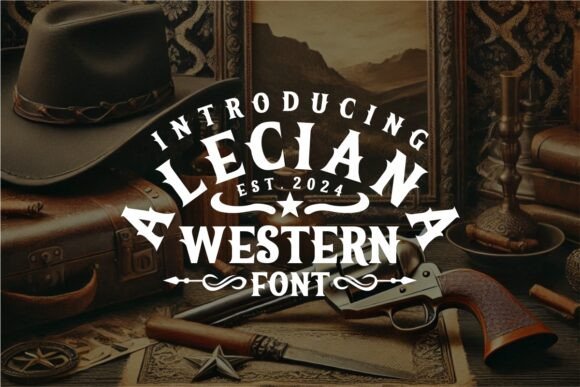 Aleciana Western: A Retro Font with Modern Appeal