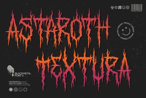 Astaroth Textura: A Darkly Stylish Typeface for Creative Projects