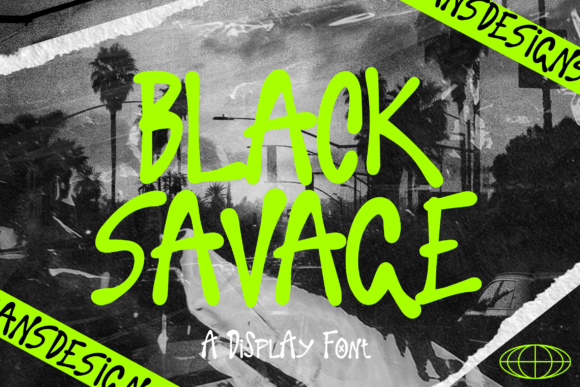 Black Savage: A Bold Font for Modern Designers