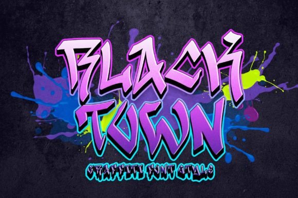 Black Town: A Bold and Versatile Font for Modern Design Needs