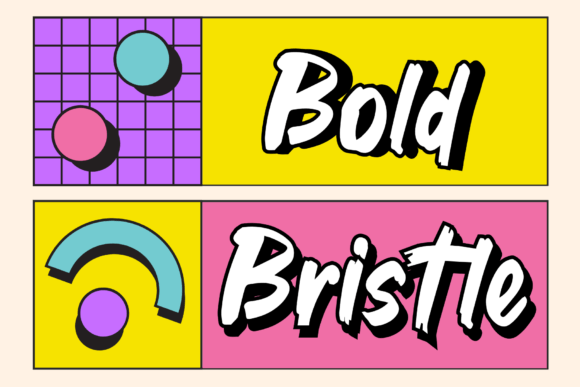 Bold Bristle: The Dynamic Typeface for Expressive Design