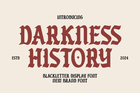 Darkness History: A Font That Captures the Soul of the Past