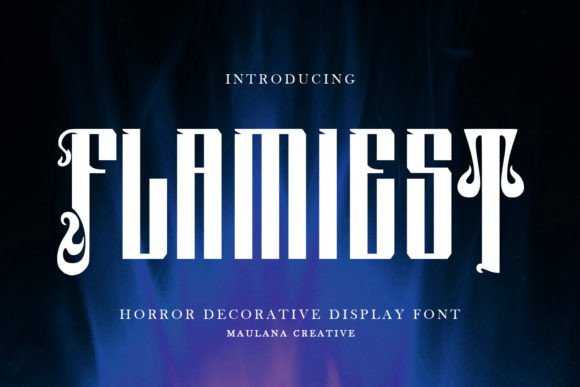 Flamiest: The Spooky and Eye-Catching Horror Display Font