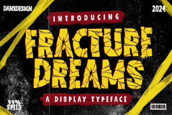 Fracture Dreams: A Bold, Edgy Font for Dark Creativity