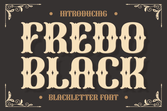 Fredo Black: Bridging Gothic Tradition with Modern Geometric Design
