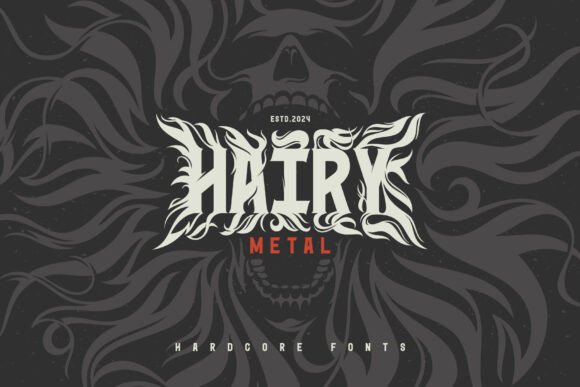 Hairy Metal: A Unique Decorative Font for Creative Expression