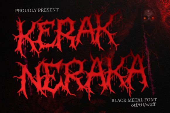 Kerak Neraka: A Bold Script Font for Creative Projects
