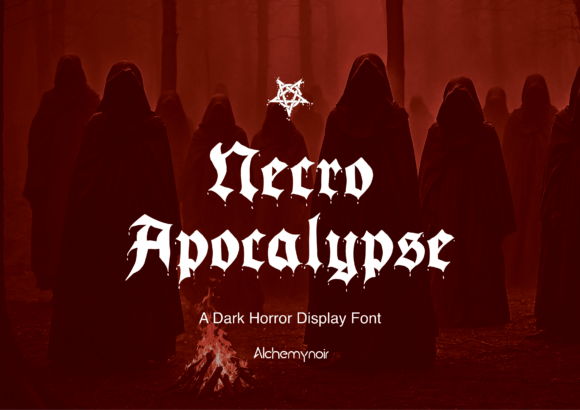 Necro Apocalypse: A Bold Horror Font