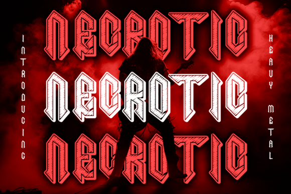 Necrotic: The Heavy Metal Typography That Demands Attention