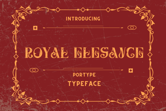 Royal Elegance: A Typeface That Commands Attention with Timeless Grandeur