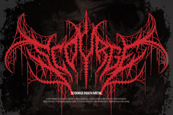 Scourge Font: The Dark Aesthetic Behind Death Metal Typography