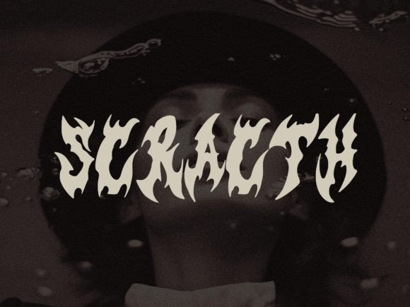 Scracth: The Font That Merges Metal Aesthetics with Streetwear Edge