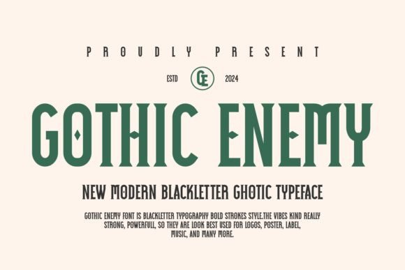 Unlocking the Power of Gothic Enemy: A Modern Blackletter for Bold Design
