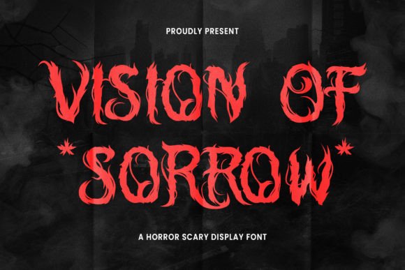 Vision of Sorrow: A Font That Casts a Dark Shadow